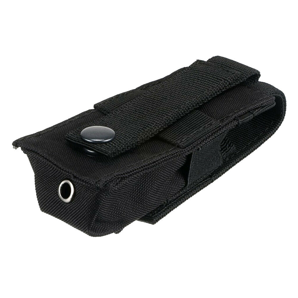 4X Durable Flashlight Molle Pouch Utility Holster Holder Pocket Travel Climbing