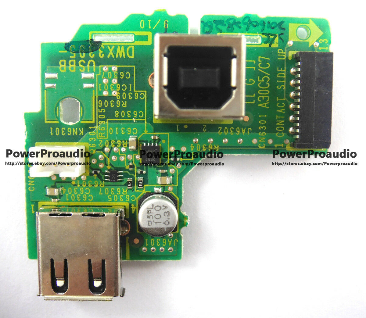 New DWX3395 For Pioneer CDJ-2000nexus USB Socket Circuit Board Assembly