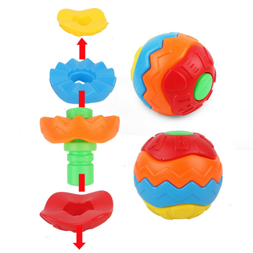 Hand Grab Toys Detachable Assembled Ball Early Education Learning For Babies