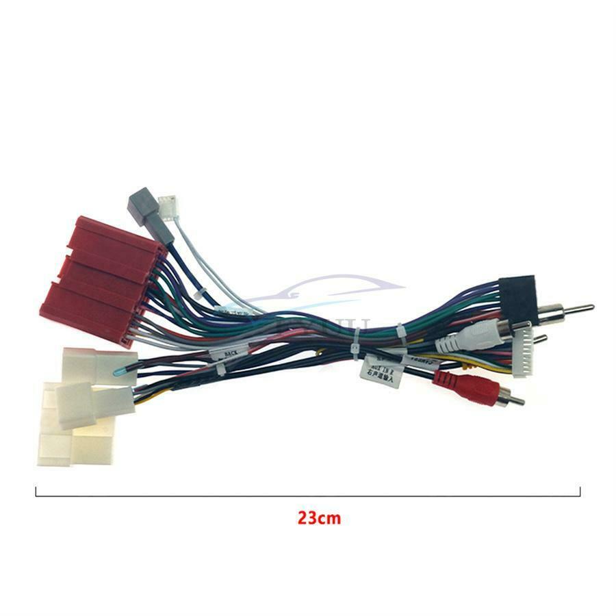 1×16Pin Car Stereo Radio Wire Harness Connector For Mazda 6 2013 High Trim Level
