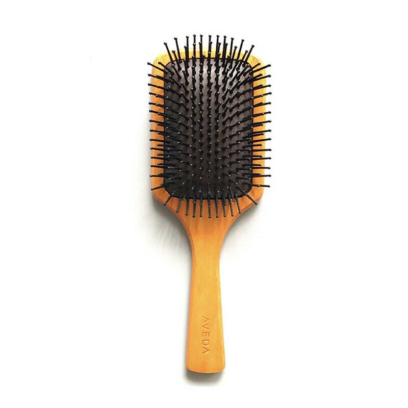 Peach Wooden Hair Brush Scalp Hairbrush Combs Women Tangle Hairdress Kt
