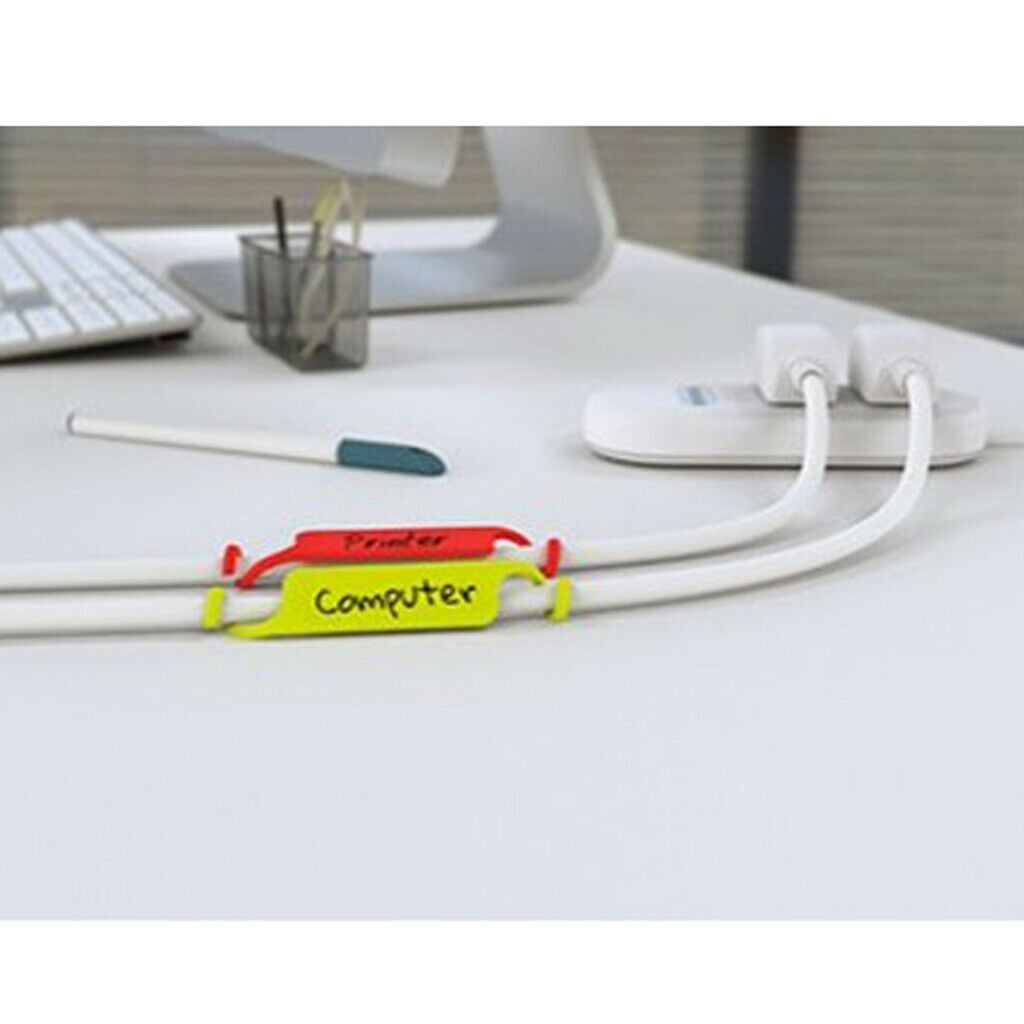 10 Pieces Cable Write-on Tag Label Labeled