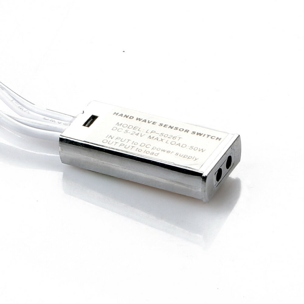 Dimmable Hand Wave Touch Sensor Switch For LED Strip Under Cabinet Light DC5-24V