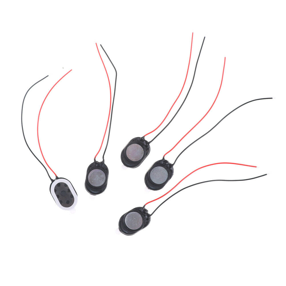 5Pcs Phone Loudspeaker 1W 8ohm 15x10mm Small Trumpet Loud Speaker D WF