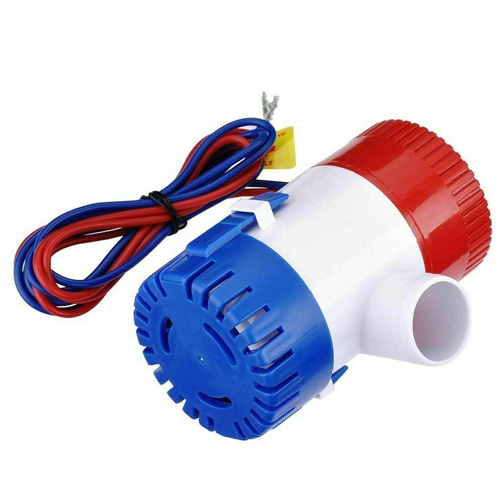 1100GPH 12V Electric Marine Submersible Bilge Sump Water Pump for Boat Yacht NEW