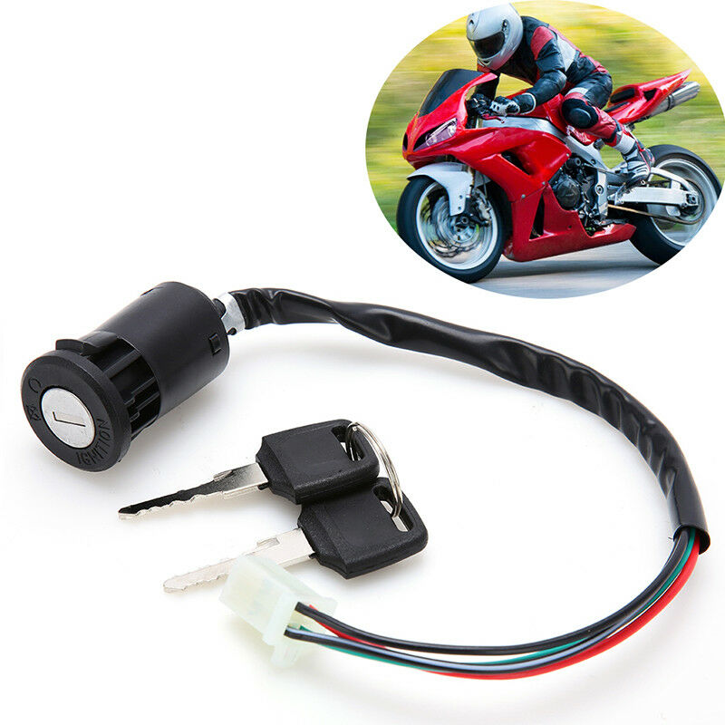 Ignition Key Switch Lock 4 Wires For Motorcycle Motor Scooters Motorcycle Jc Lt