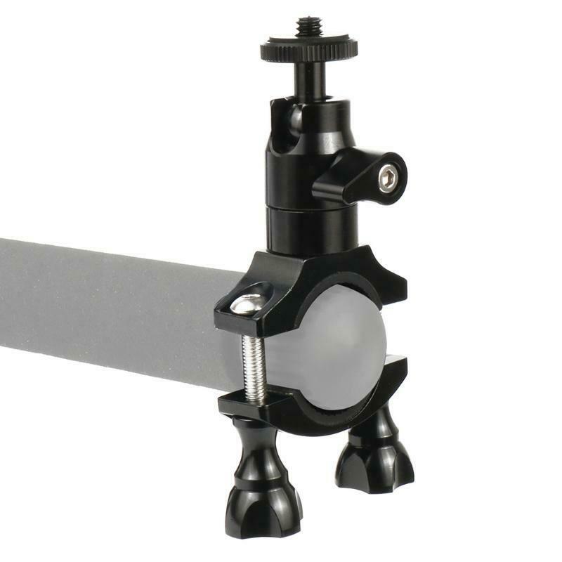 Motor Bike Bracket Clamp 360 Degree Rotation For GO PRO AKASO EK7000 4K Durable