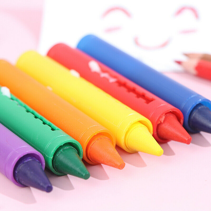 6Pcs Baby Bathroom Color Creative Colored Graffiti Pen for Kids Shower BathFCA
