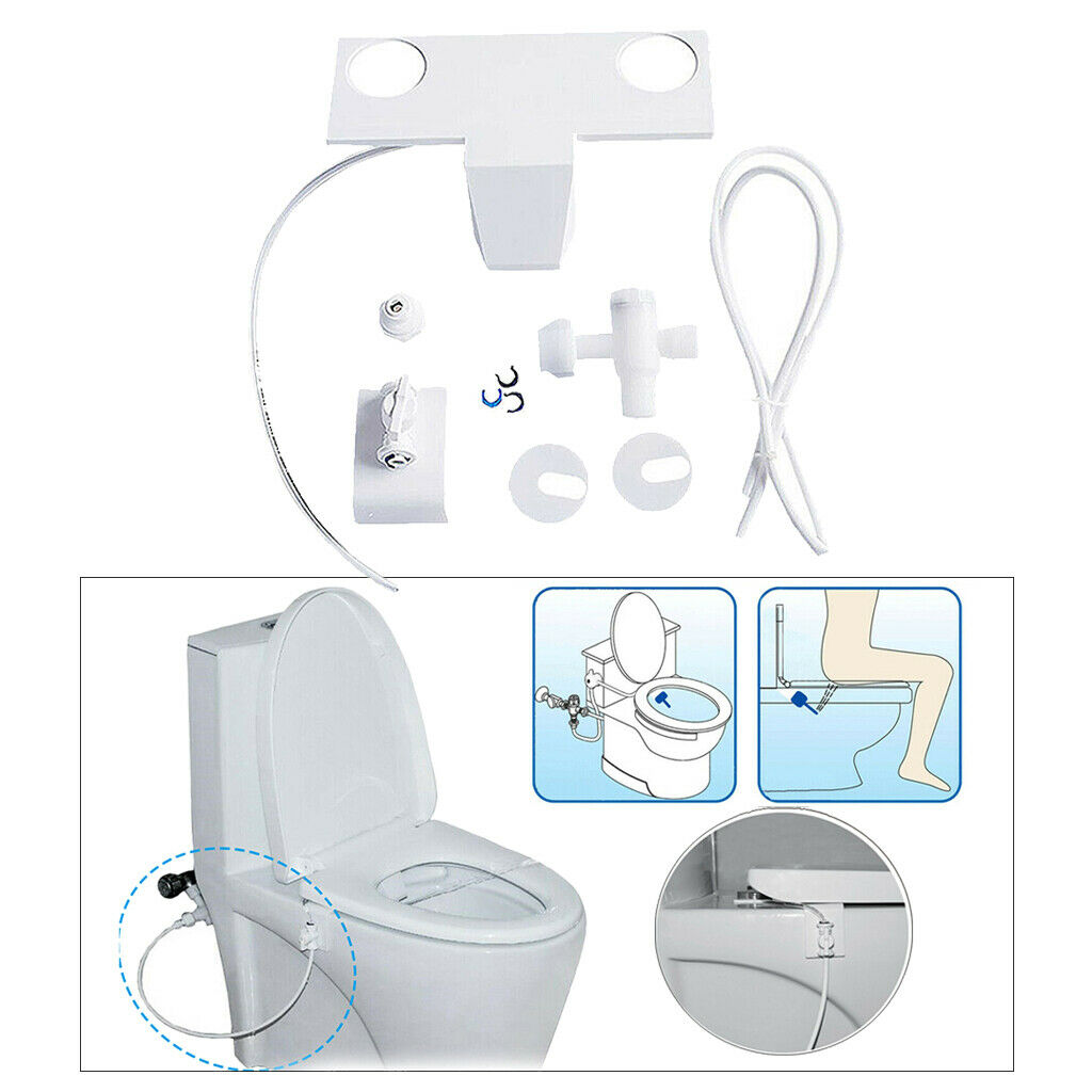 Bidet Water Spray Clean Bathroom Bidet Seat Attachments Kits Self-Cleaning