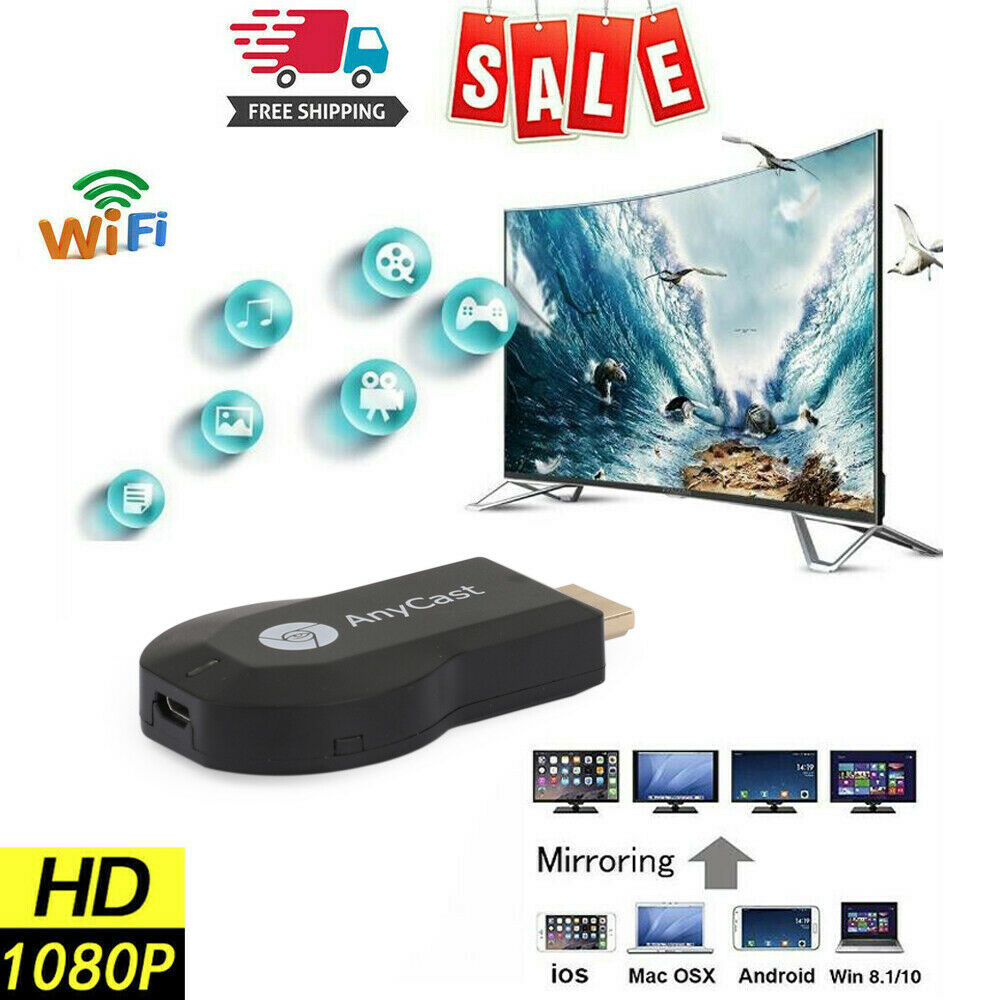 Anycast 4K M9+ Air Play HDM TV Stick WIFI Display Receiver Dongle Streamer A2