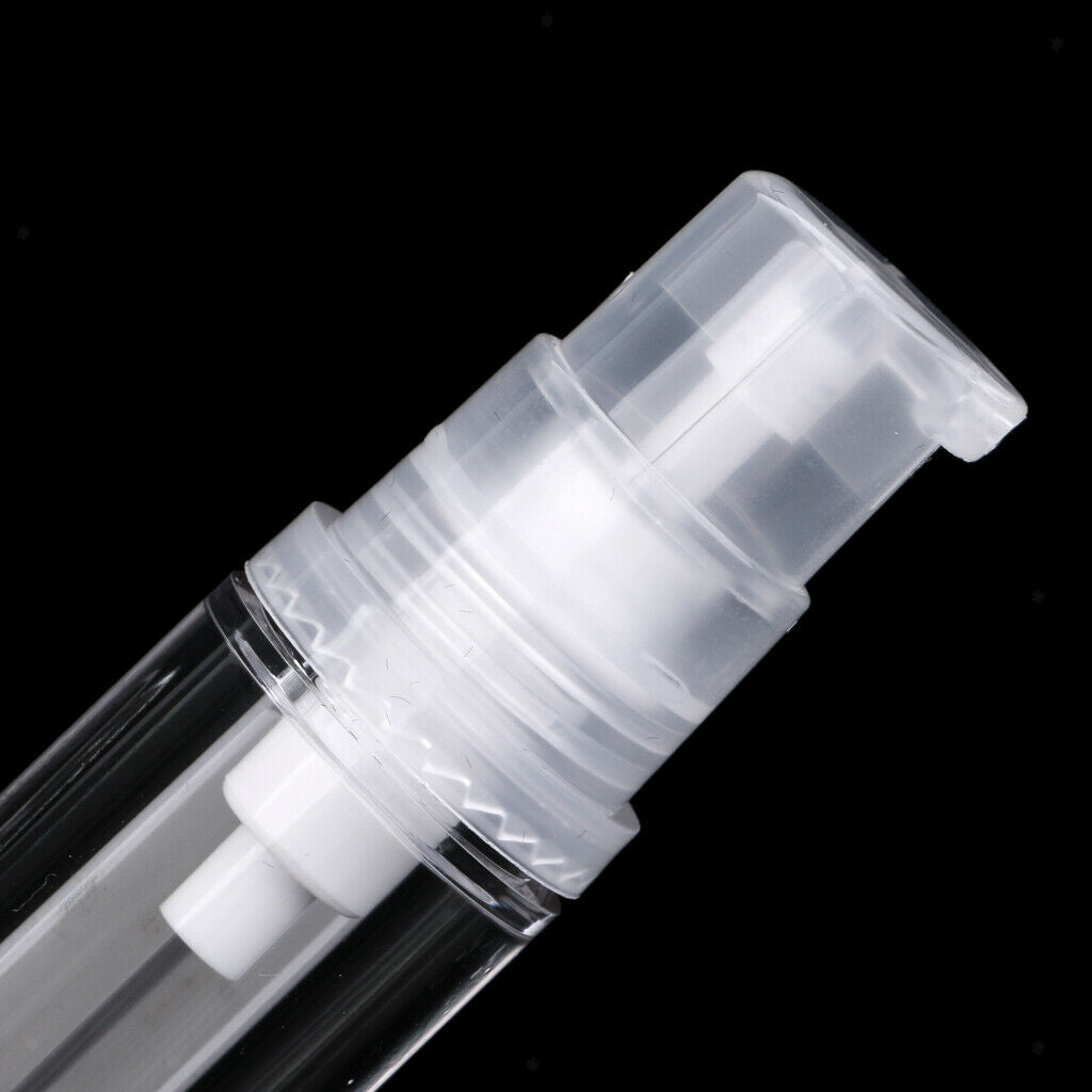 5Pcs Empty Airless Pump Bottles 5ml Travel Makeup Sample Containers Refill .