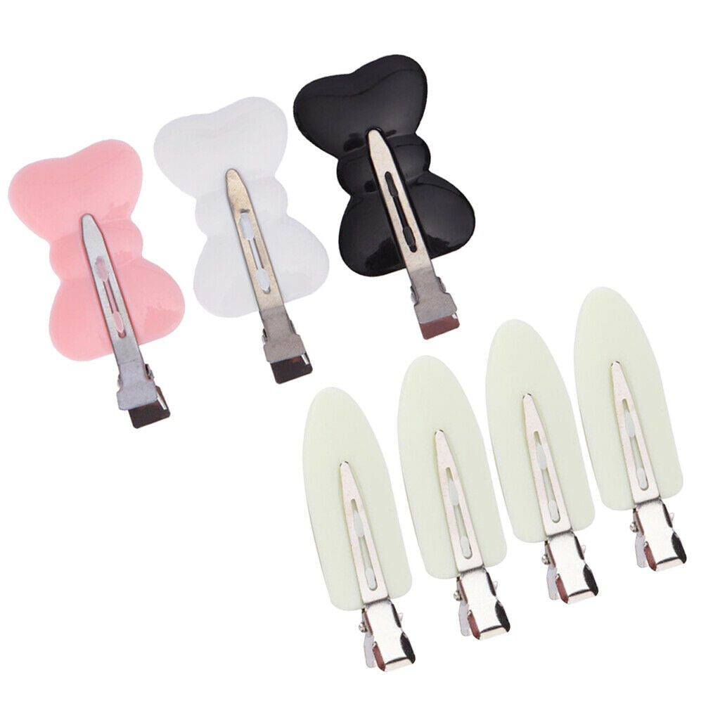 7Pcs Fashion No Bend Seamless Curl Pin Hair Clips for Bangs Hairstyle Makeup