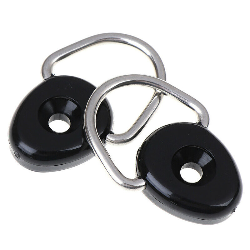 4Pcs Loop Buckle Camping Marine D Ring Accessories Tie Down Water Sports .l8