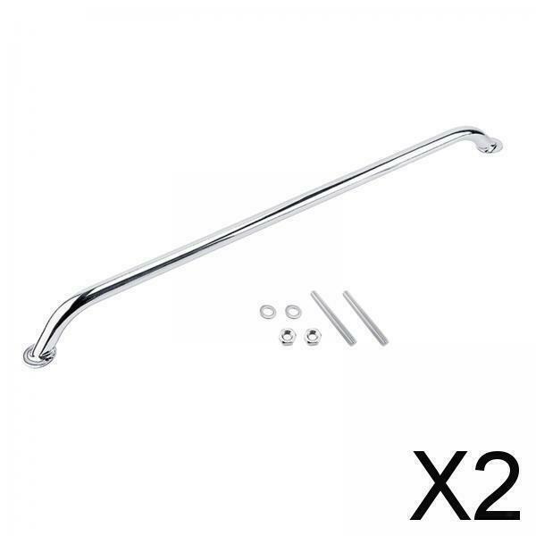 2X Premium Stainless Steel Door Handrail Rail Grab Bar Yacht Hardwares 610mm