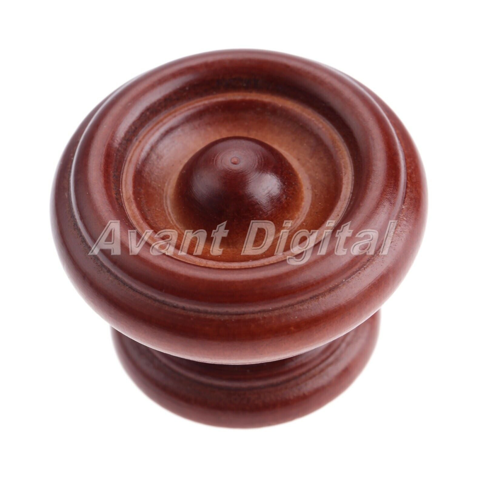Wooden Pull Knobs Drawer Cabinets Wardrobe Furniture Handles with Screws 5Pcs