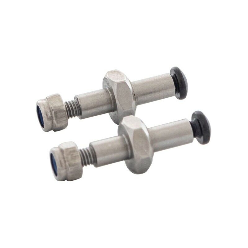 2Pcs Stainless Steel Metal Front Axle Cup Wheel Axle Cup for Losi 1/18 Mini-T A5