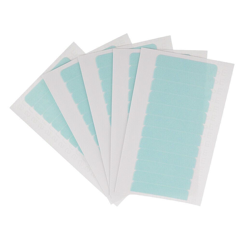 120 lot Dual Sides Wig Tape Glue Tabs for Skin Weft Hair Extensions Toupee