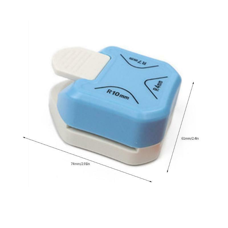 3 in 1 Corner Rounder Punch 4mm 7mm 10mm Craft Paper Cutter DIY Crafts