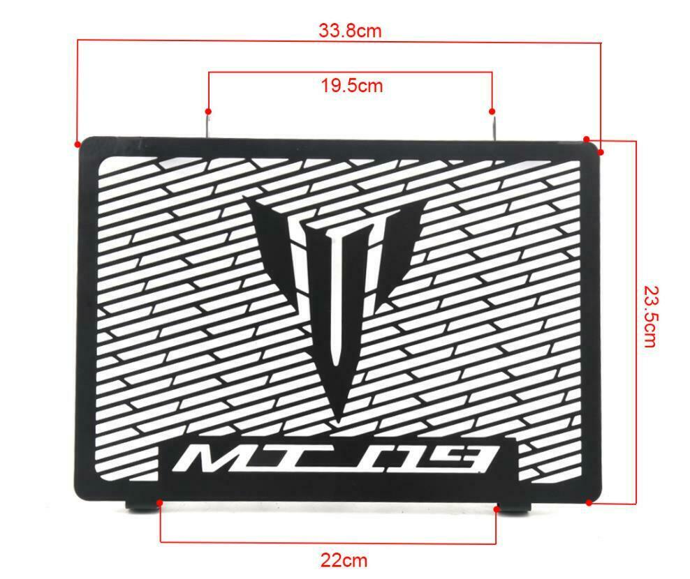 For Yamaha MT-09 FZ09 2014-2016 Stainless steel Radiator Guard Cover Carbon