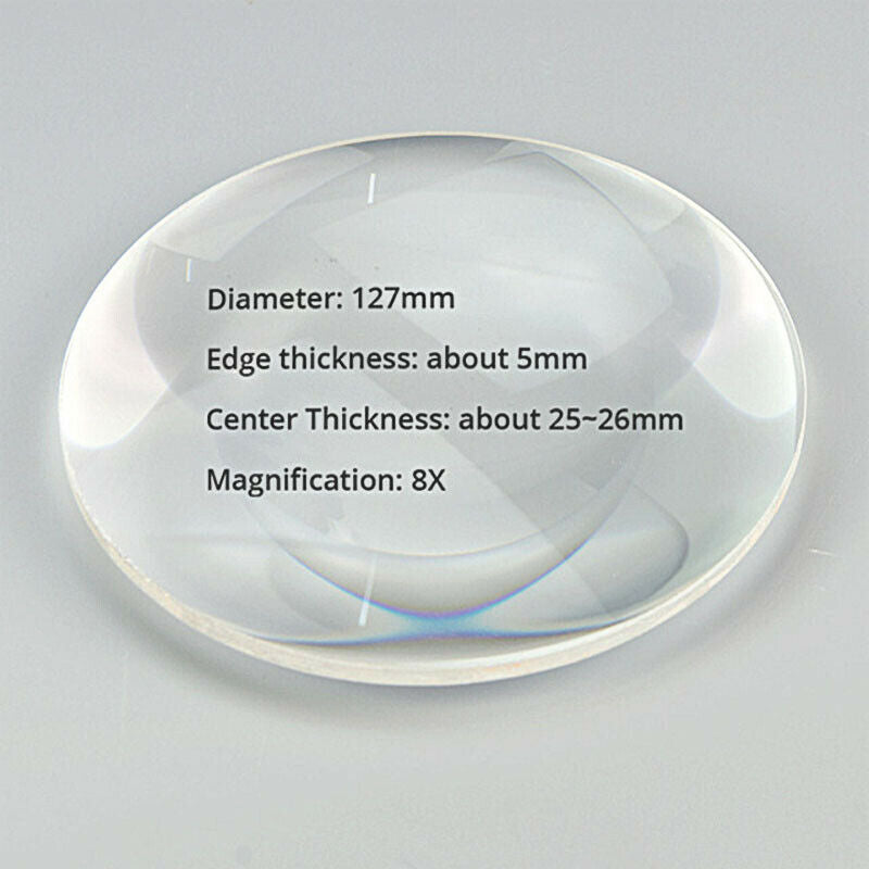 5X Magnifying Glass Enlarge Convex Lens Lamp Desk Table Magnifier Replacing Part