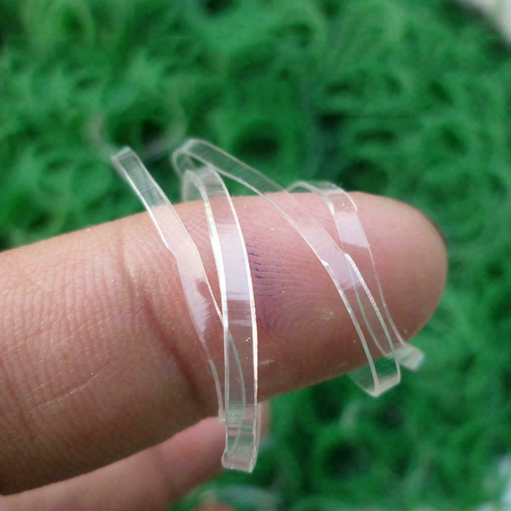 500pcs Rubber Braiding Plaits Hair Elastic Bands Small Clear