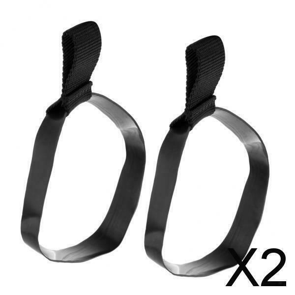 2X 2pcs Elastic Rubber Scuba Diving Stage Tank Bottle Hose Retainer Band Keeper