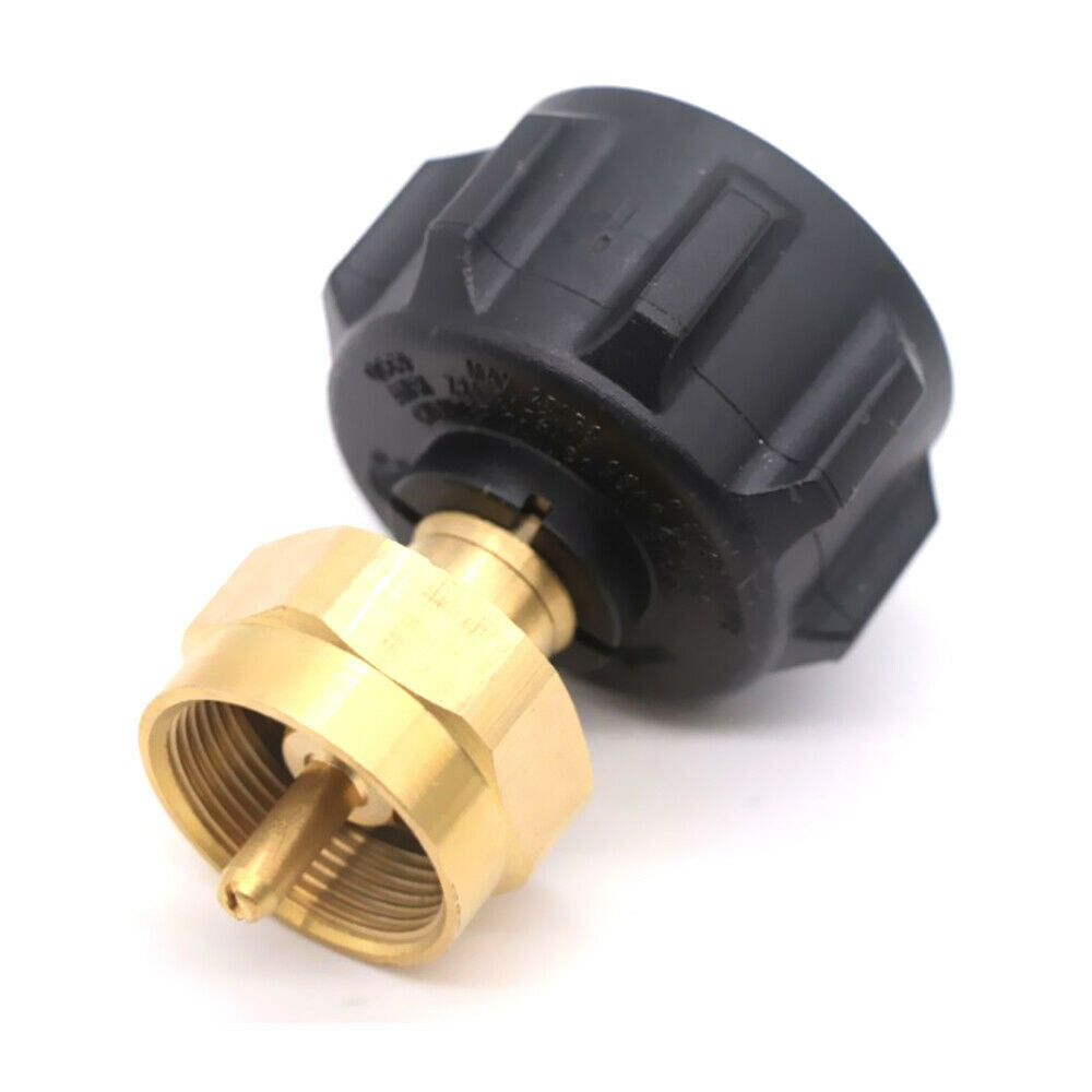 Brass Interface Accessories QCC1 to POL One Pound Gas Cylinder Inflation Adapter