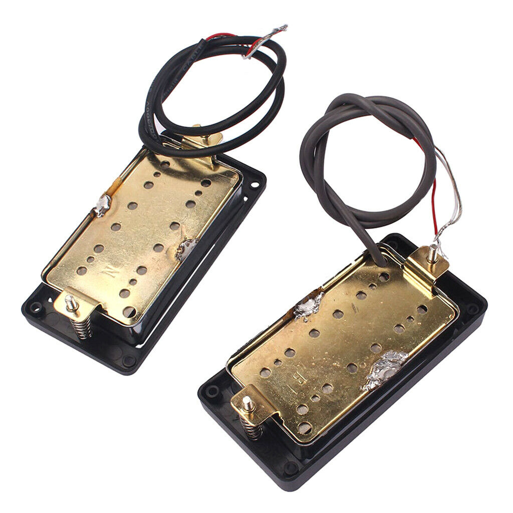 2Pcs/Set Electric Guitar Parts Alnico 5 Humbucker Pickup Set Copper Soap Bar
