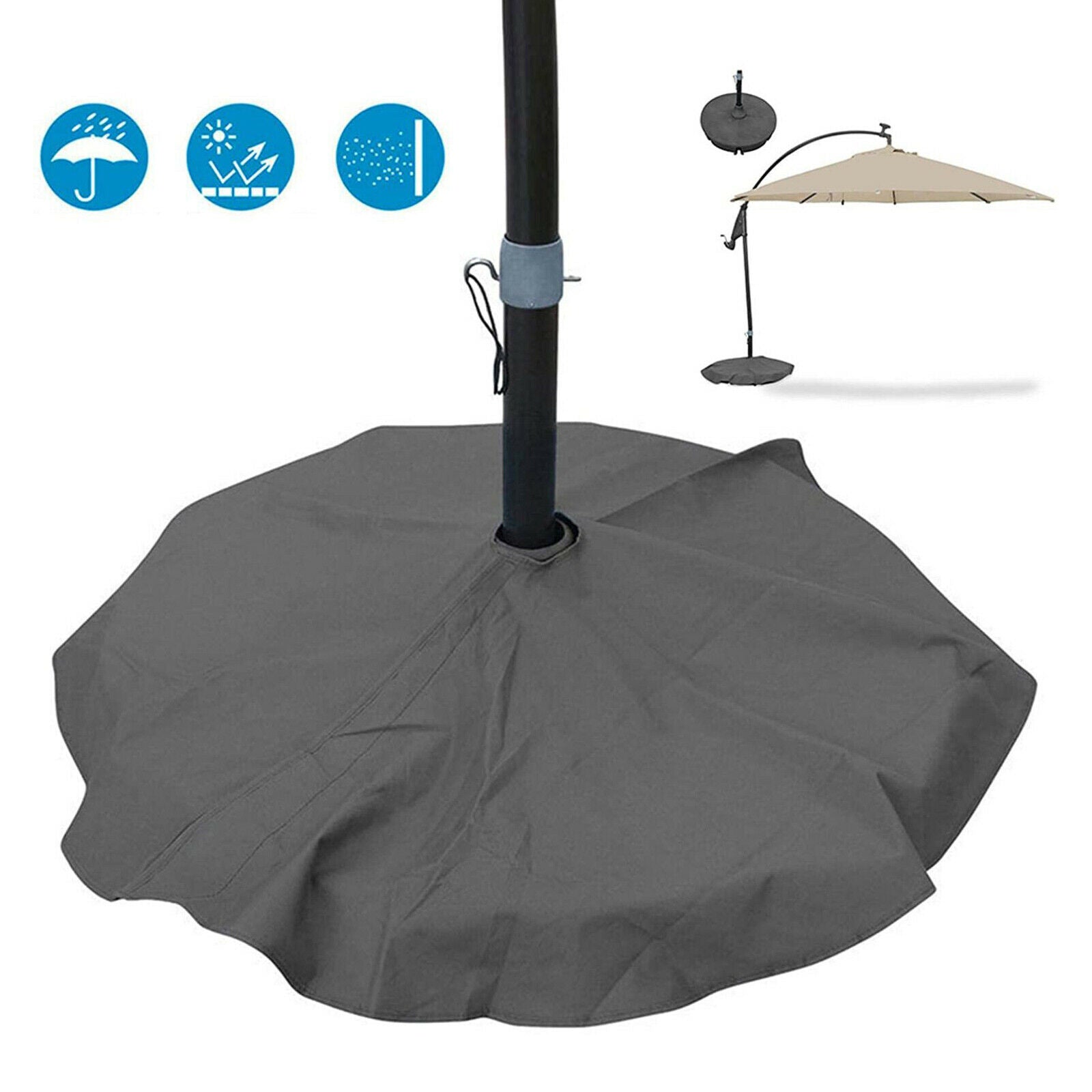 Outdoor Parasol Stands Cover Supplies for Courtyard Garden Patio Beach Yard