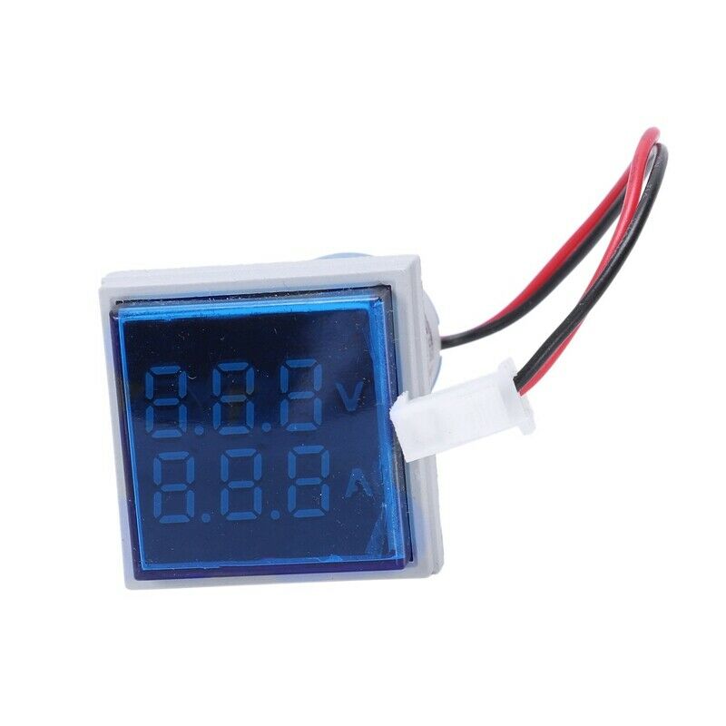 Led Digital Dual Display Voltmeter Ammeter Voltage Gauge Meter Ac 60-500V 0-10B3