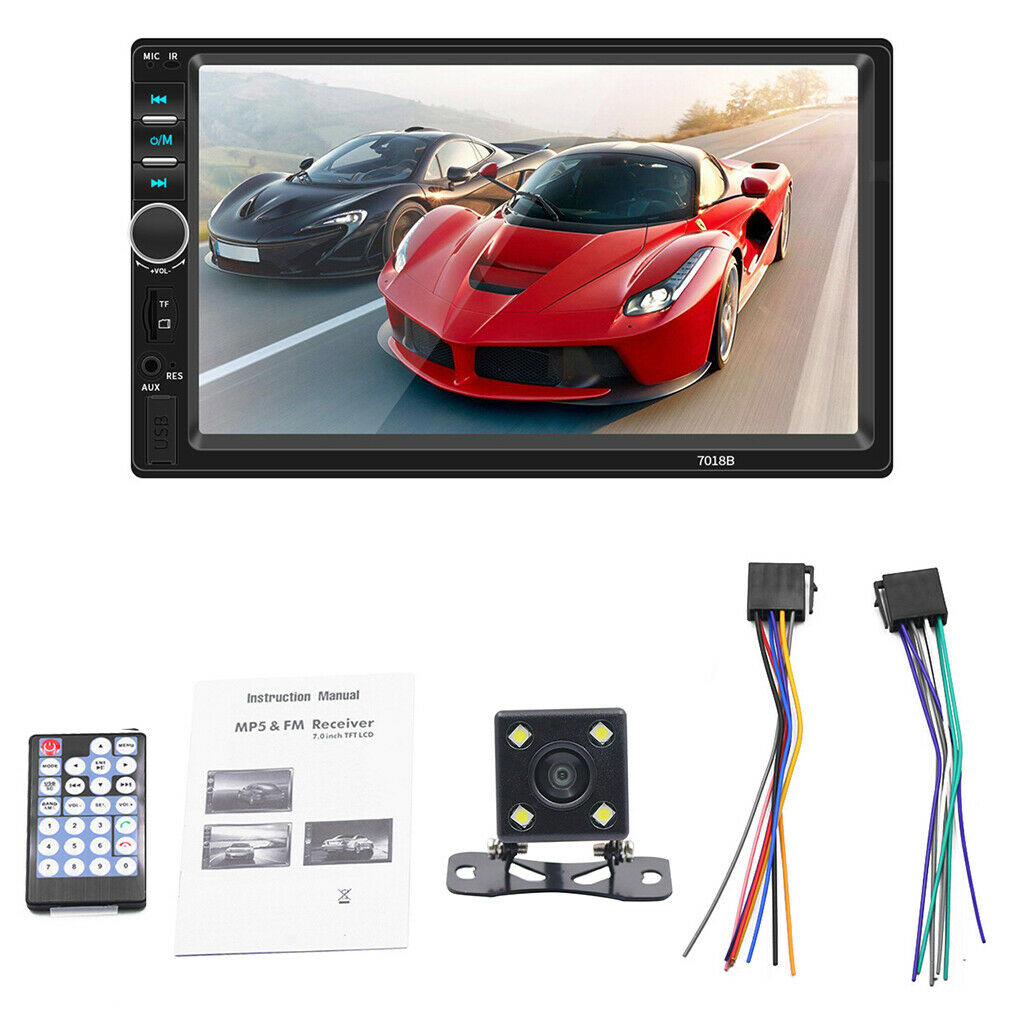 7 '' Car 2 Din MP5 Player Bluetooth Stereo Radio FM With Touch Screen 7018B