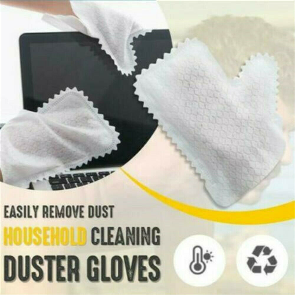 10pcs/bag Home Fish Scale Cleaning Duster Gloves Disposable Non-woven