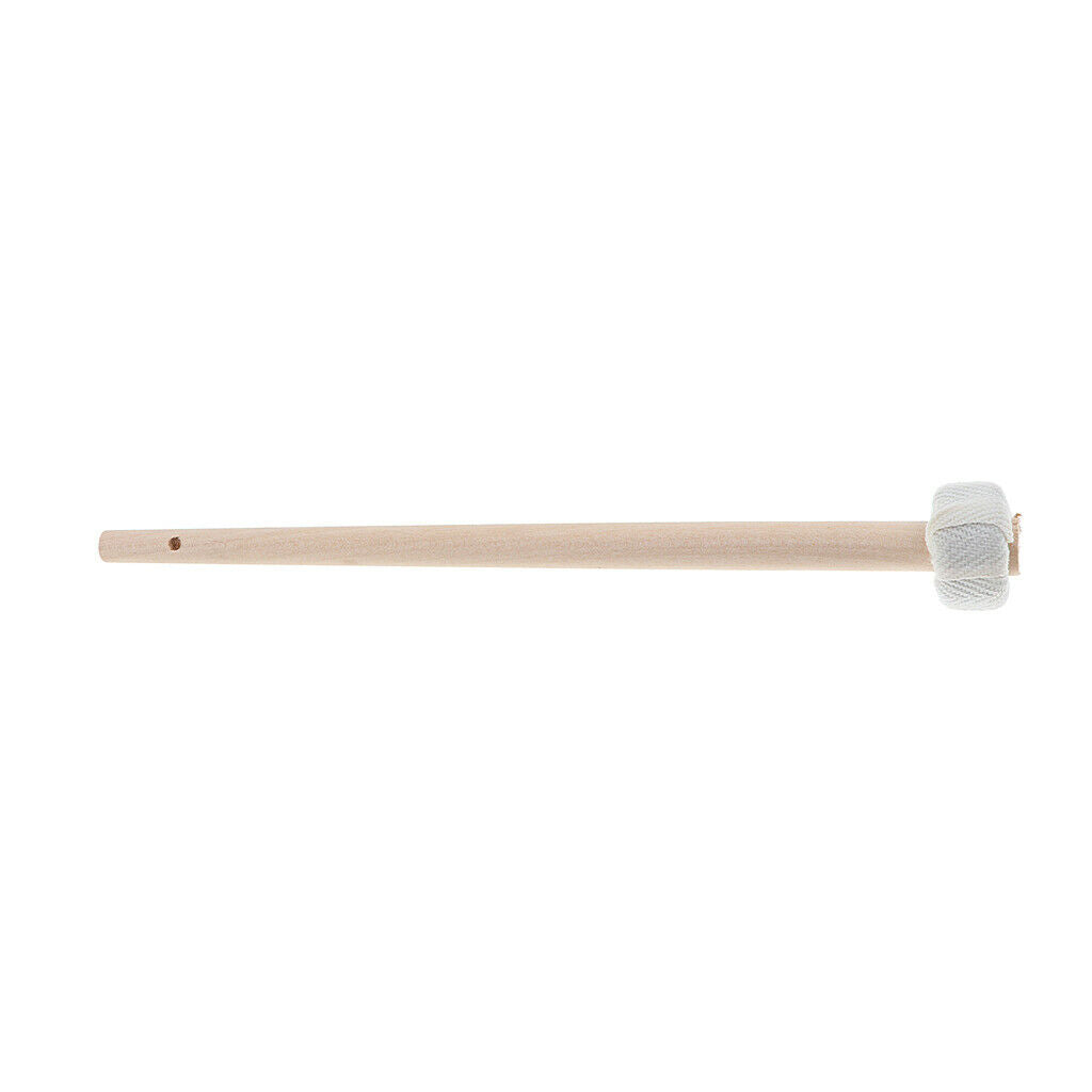 2 Pieces Small Wooden Cymbals Gong Hammer Hammer