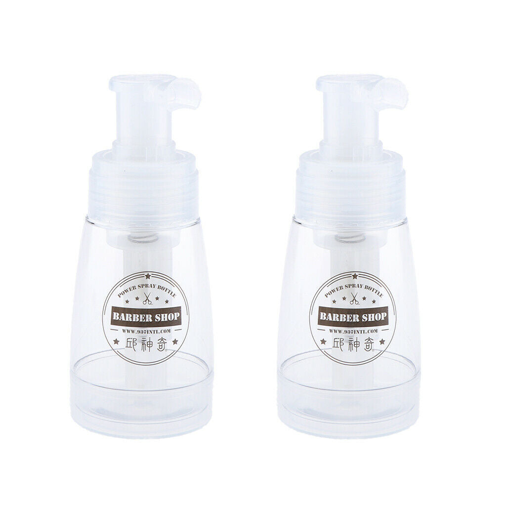 2 Pcs Portable Pocket Size Makeup Cosmetic Bottle Powder Powder Spray Bottle