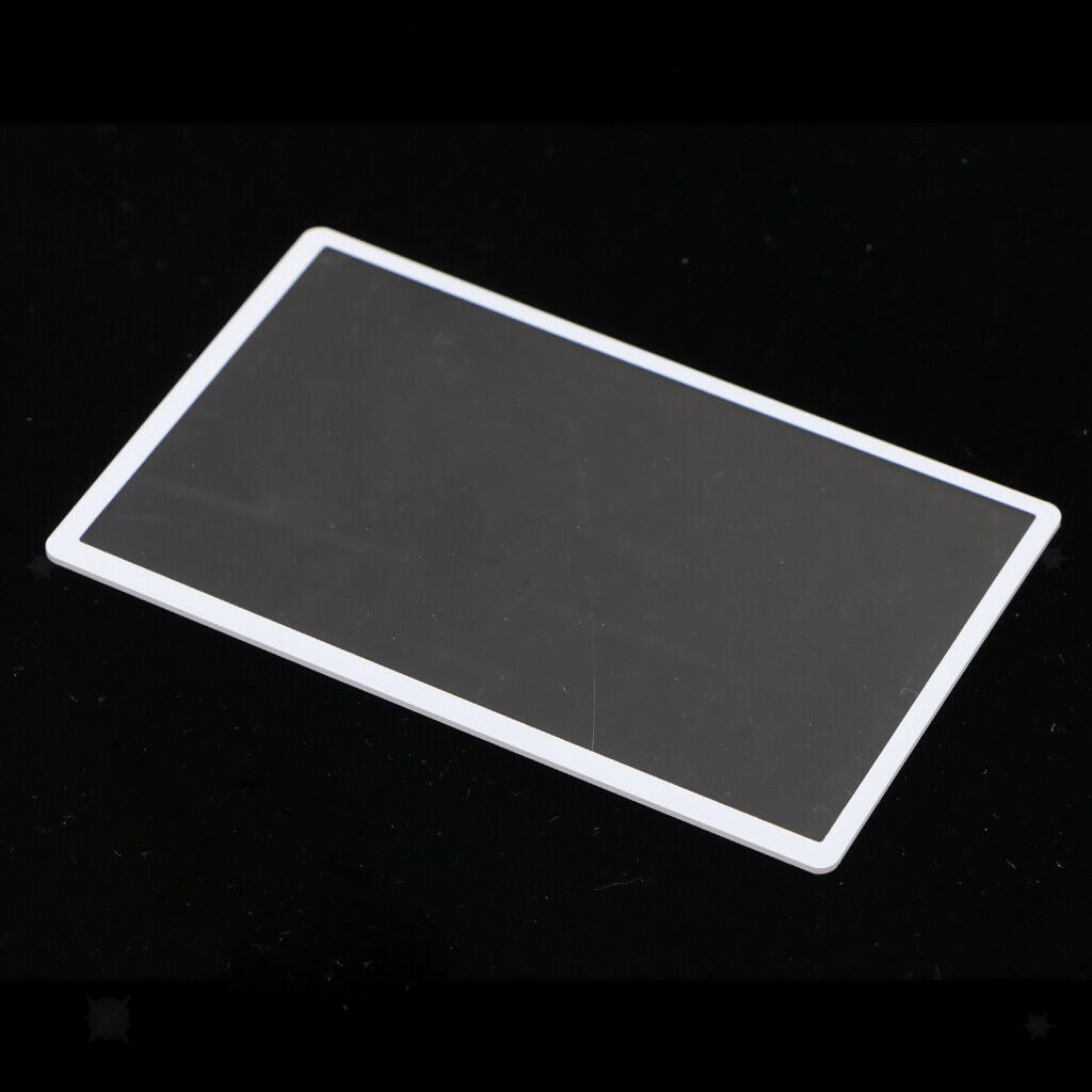 Top Screen Lens Plastic Cover Frame Replacement Part for   2DS White