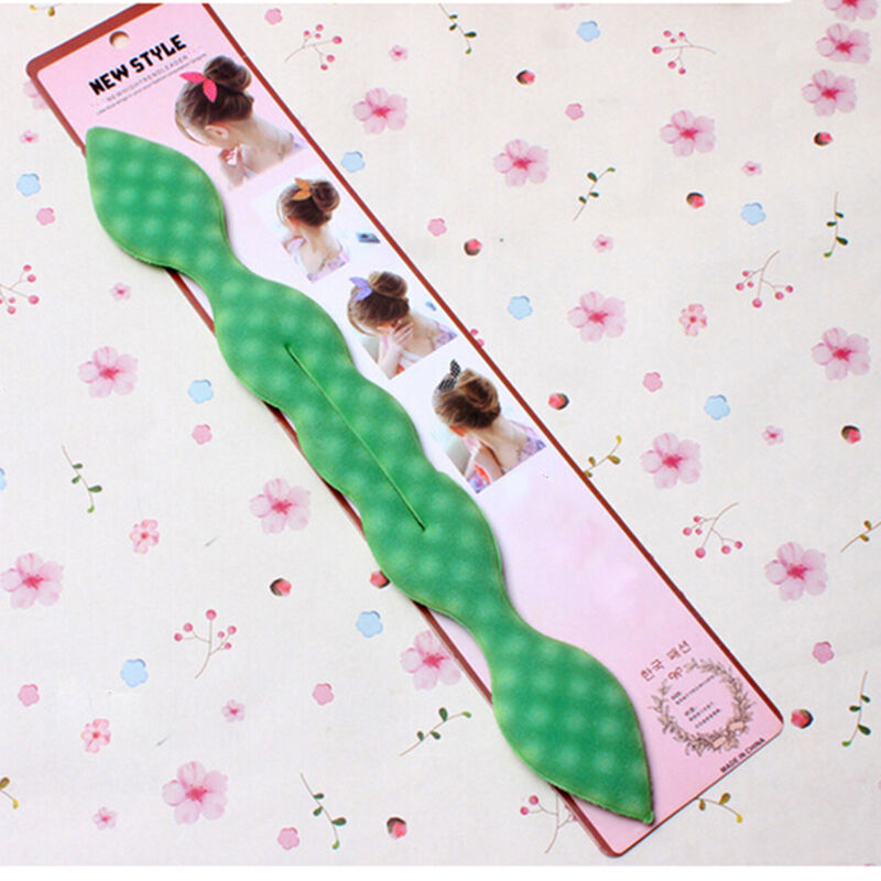 Rabbit Ear Magic Sponge Hair Styling Curler Roller Donut Bun Maker Twist'Tool XC