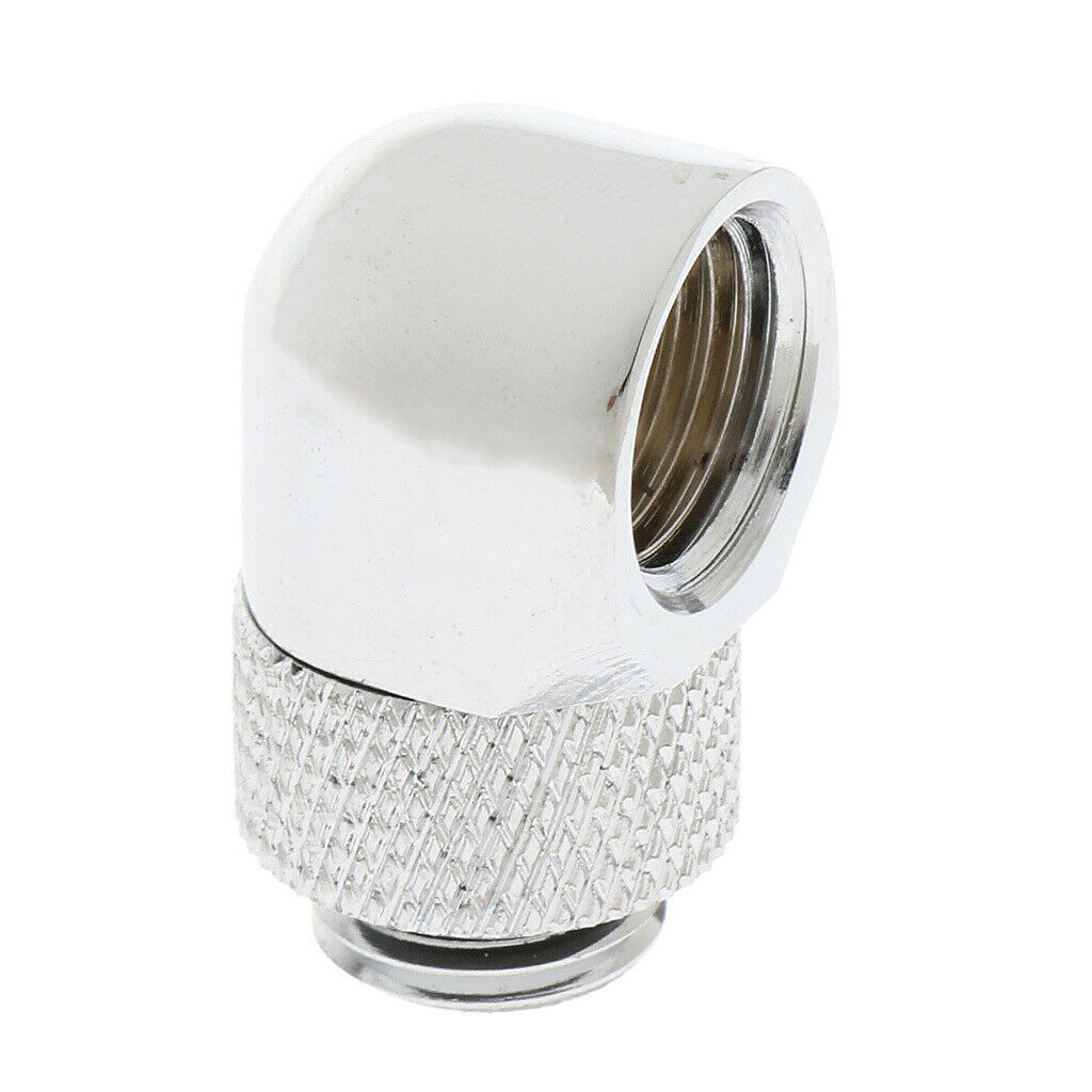 4pcs G1/4 90 Degree Rotary Male to Female Fitting Adapter for Water Cooling