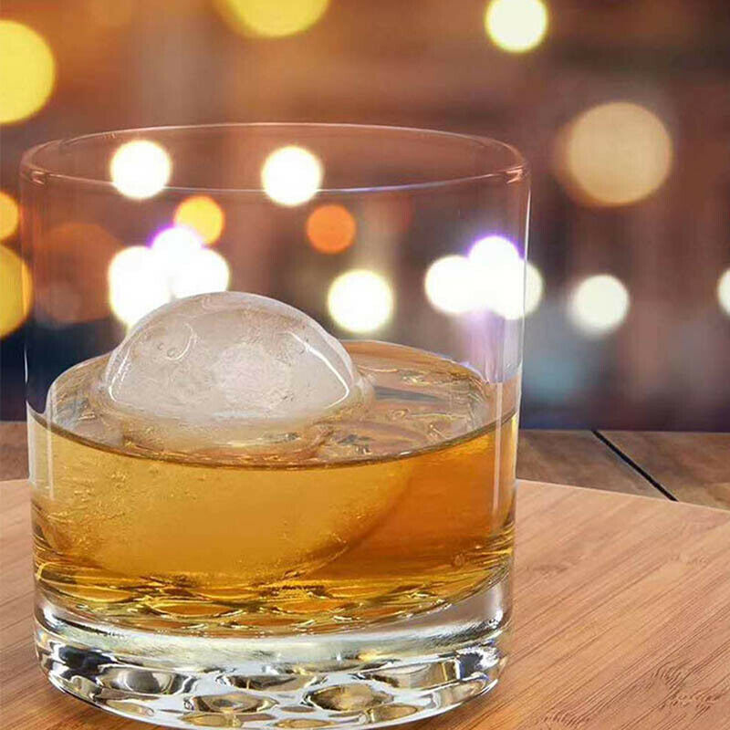 4 Cavity Whiskey Ice Square Maker Mold Sphere Mould Kitchen Tool Silicone IcY7R7