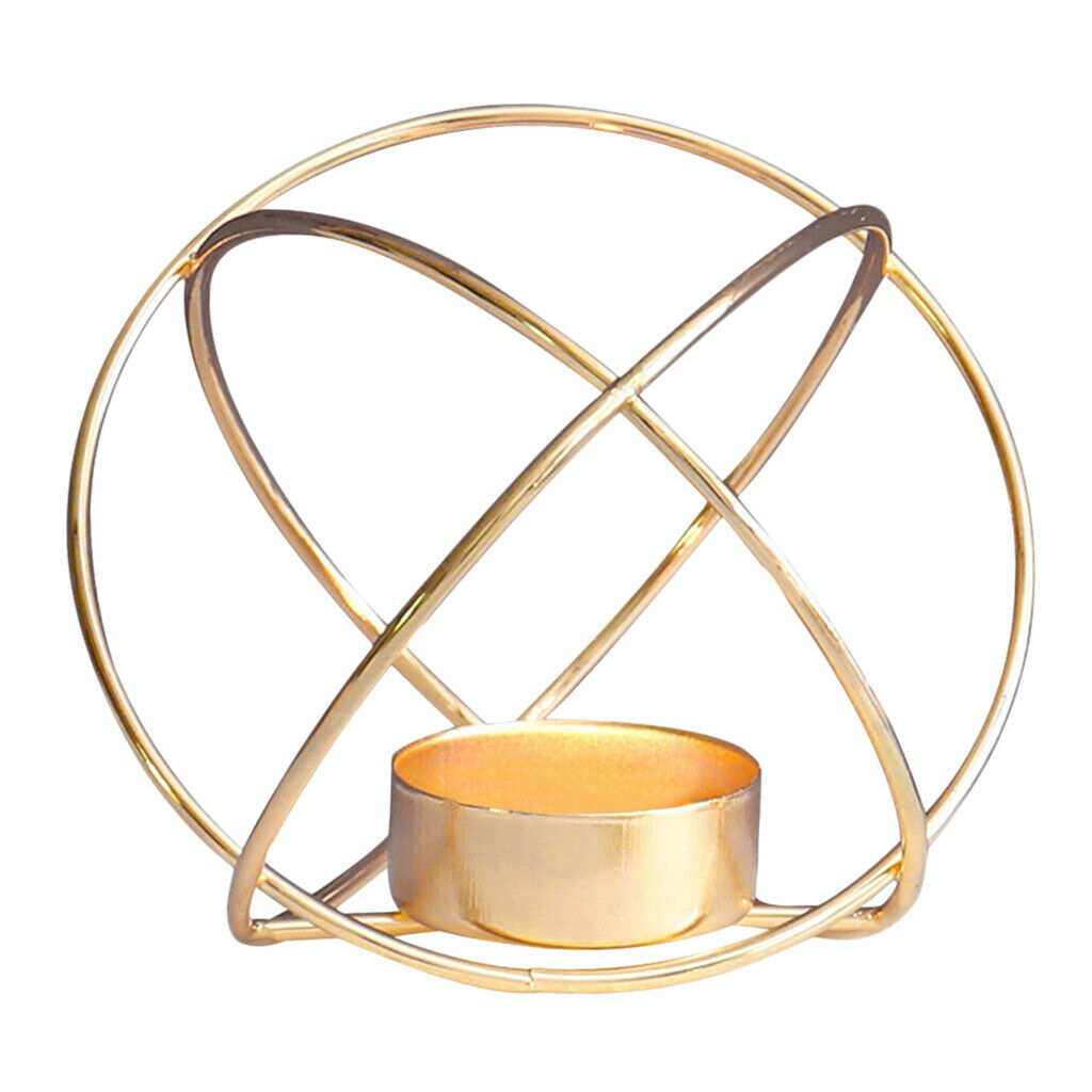 Nordic Style Alloy Wire Tea Light Candle Holder Table Home Events Decor