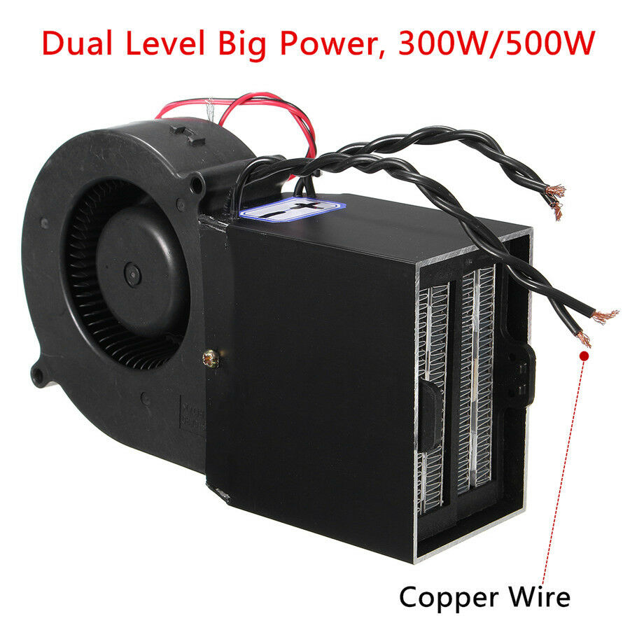 12V 300W 500W Auto Car Adjustable Electrical Heating Heater Fan Window Defroster