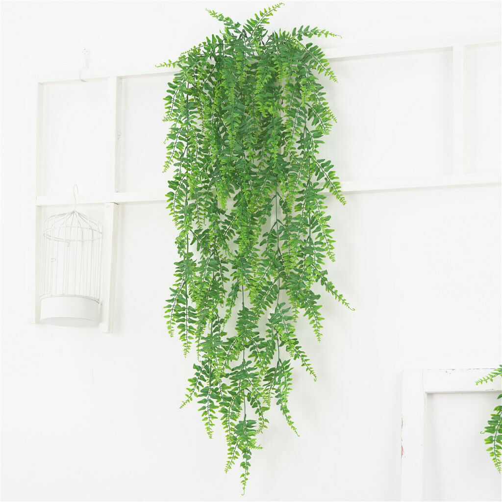 Simulation Flowers and Plants Rattan 48" 5 Heads for Garden Wall Decor