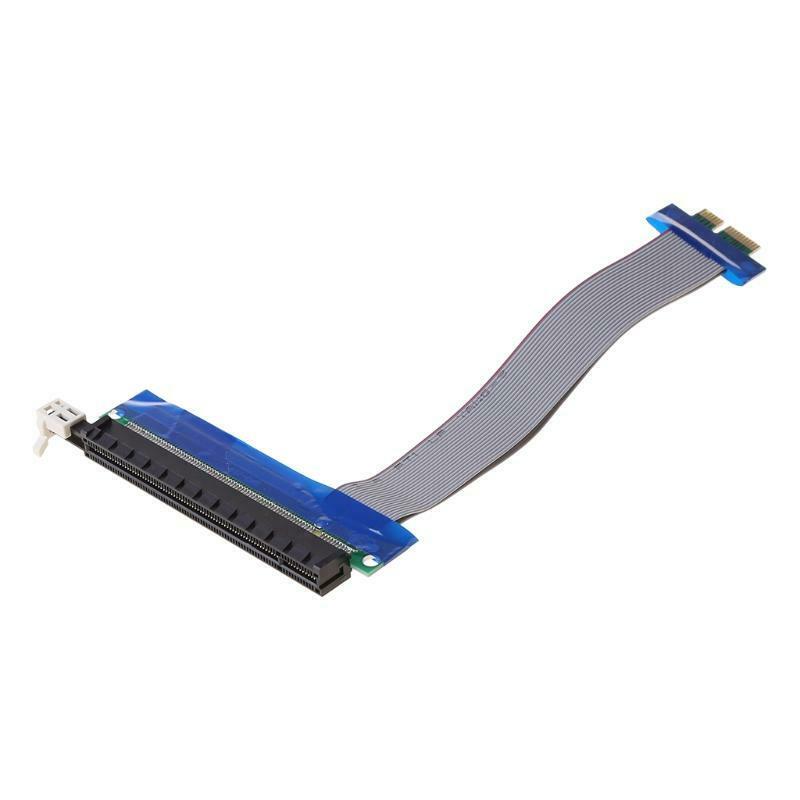 Flexible Flat Cable PCIe PCI Express 1x To 16x Extender Riser FFC PCI-E 1x-16x