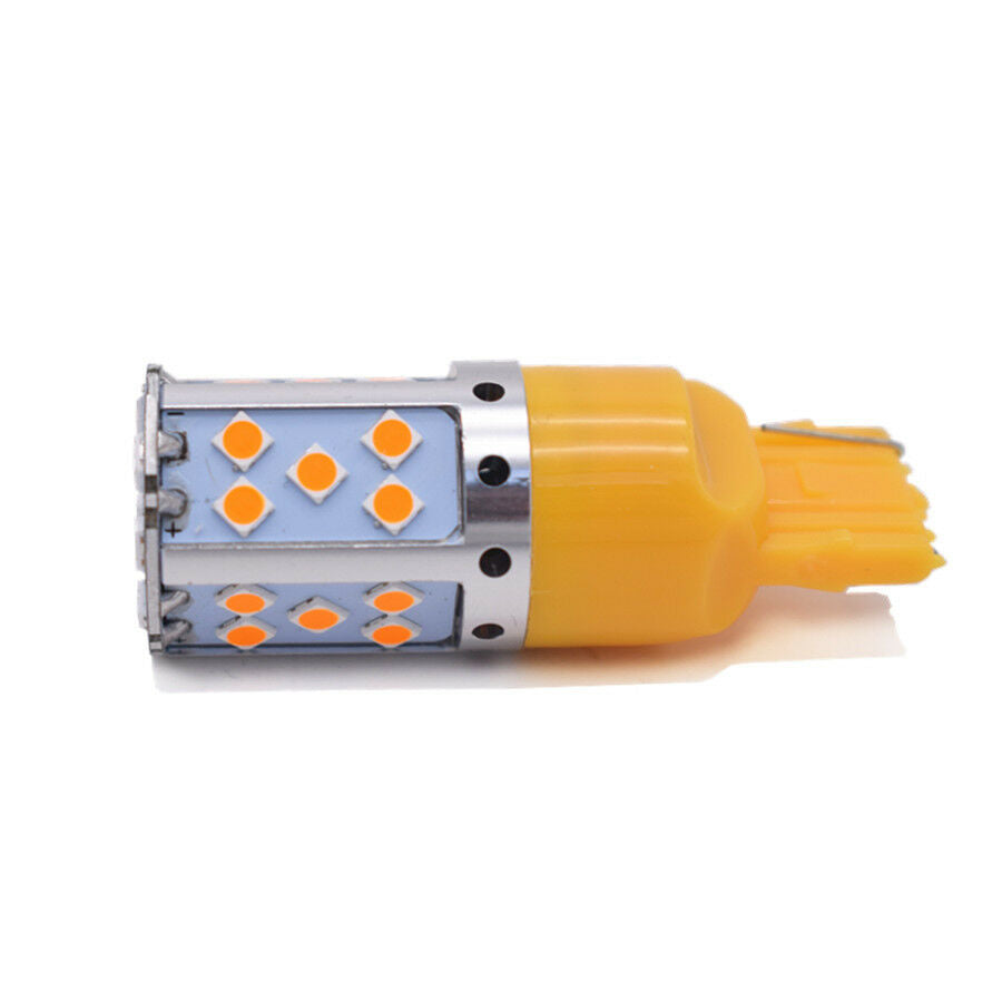2pcs No Flash Turning Signal light T20 7440 3030 35SMD LED Lamp Tail bulb