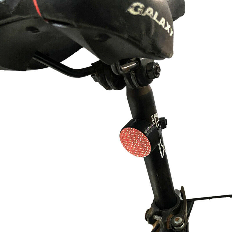 Bike Reflector Tail Light Installation AirTag Tracking Locator Hidden Bracket