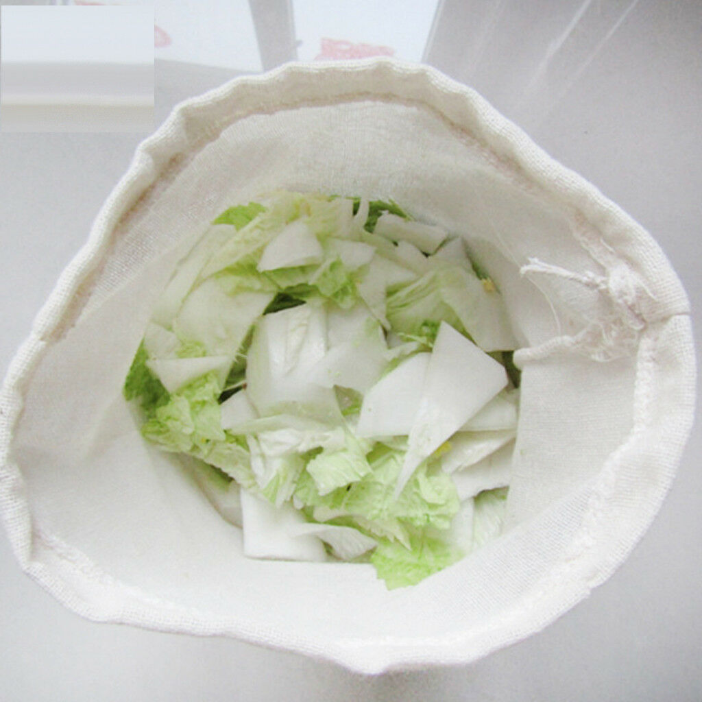 Spice Bag  Unbleached Cotton Self Fill Tea Bags Drawstring 13x16cm