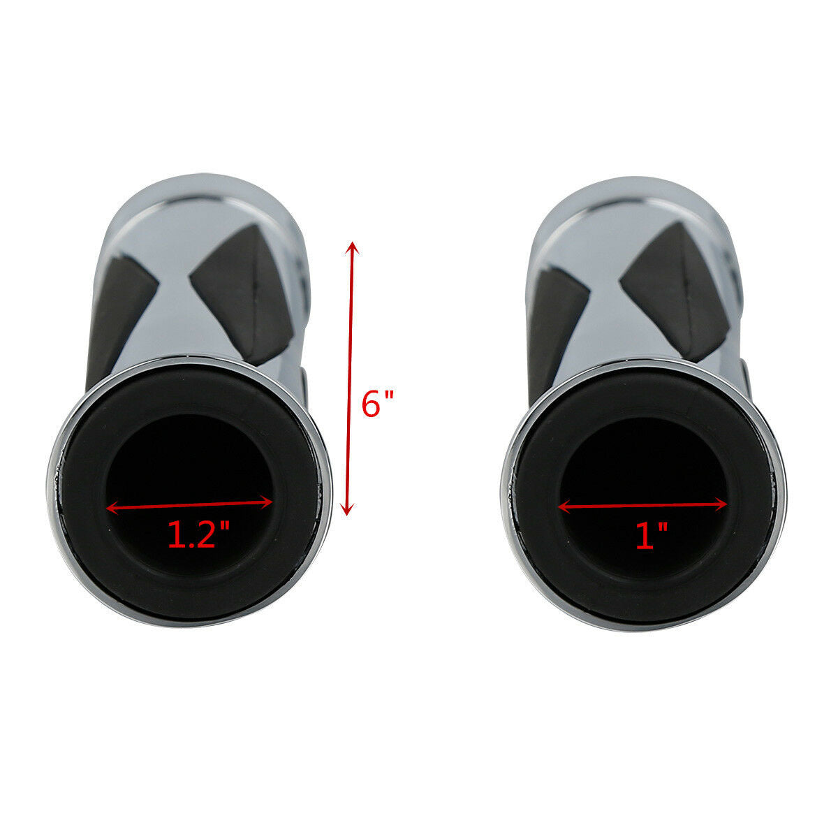 1" 25mm Handlebar Hand Grips Fit For Suzuki Sportbikes 87-12 Savage 2002-2005