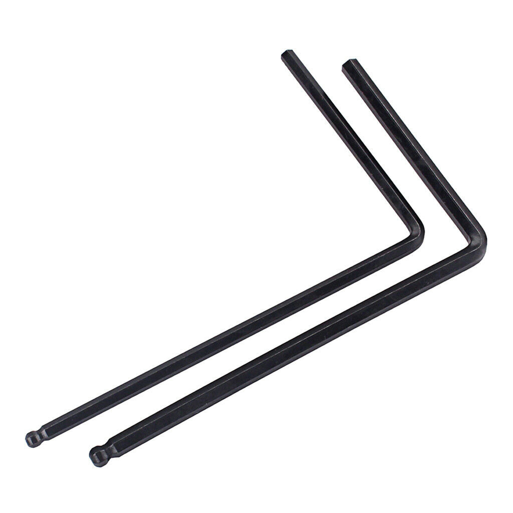 Pack of 2 Electric Guitars Neck Truss Rod Hex Wrenches 5mm+4mm Ball End DIY