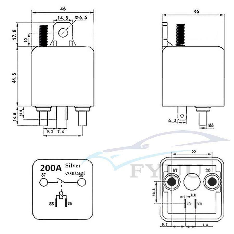 12V 230A Dual Wireless Remote Control Car Battery Disconnect Switches System Kit