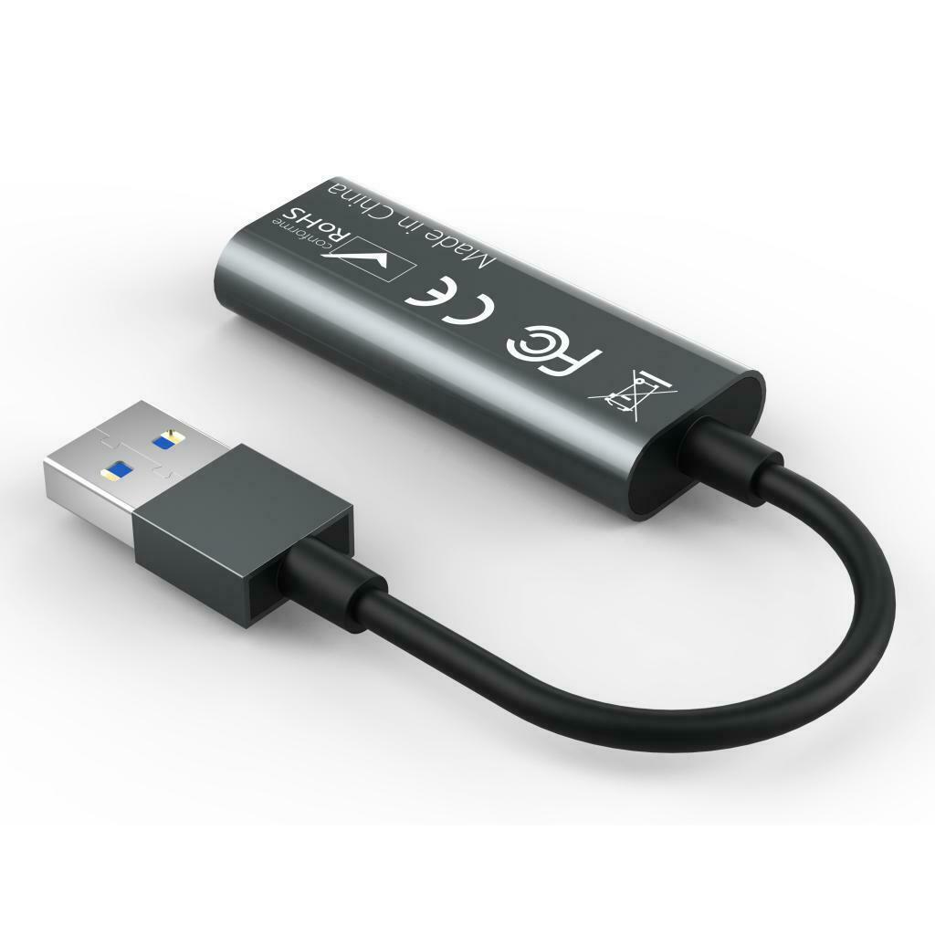 Audio Video Capture Card   to USB 2.0 1080p 30fps for Gaming Teaching