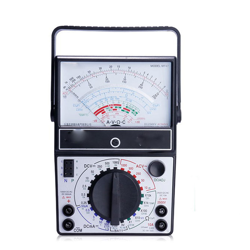 Mf-47 Analog Multimeter Voltmeter Ammeter High Quality Ohmmeter Battery Tester